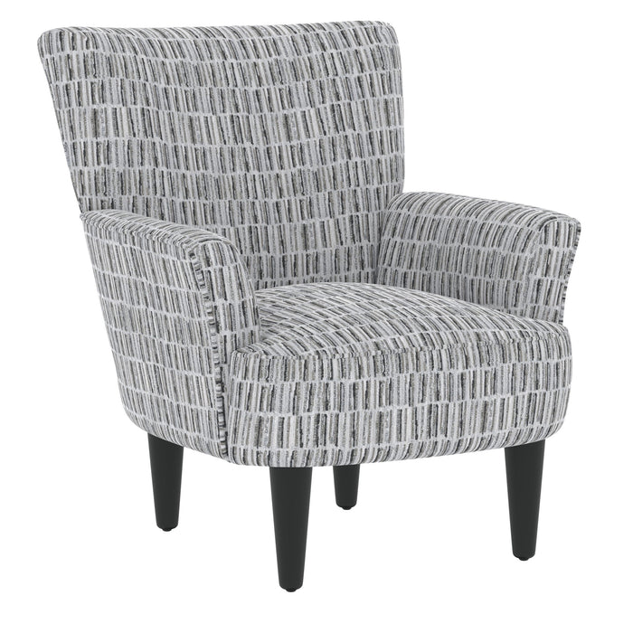 Flower Power - Accent Chair With Solid Wood Legs And Flared Arms - Tana Trail