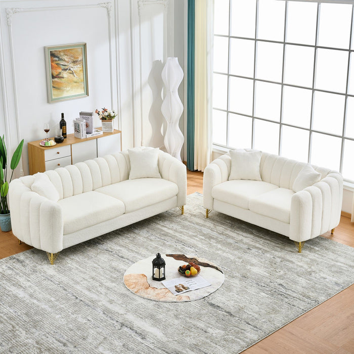 Oversized Sofa, Deep Tufted Couch