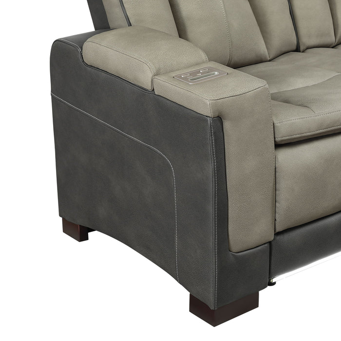 Bruno - Power Reclining Sofa With LED Lighting