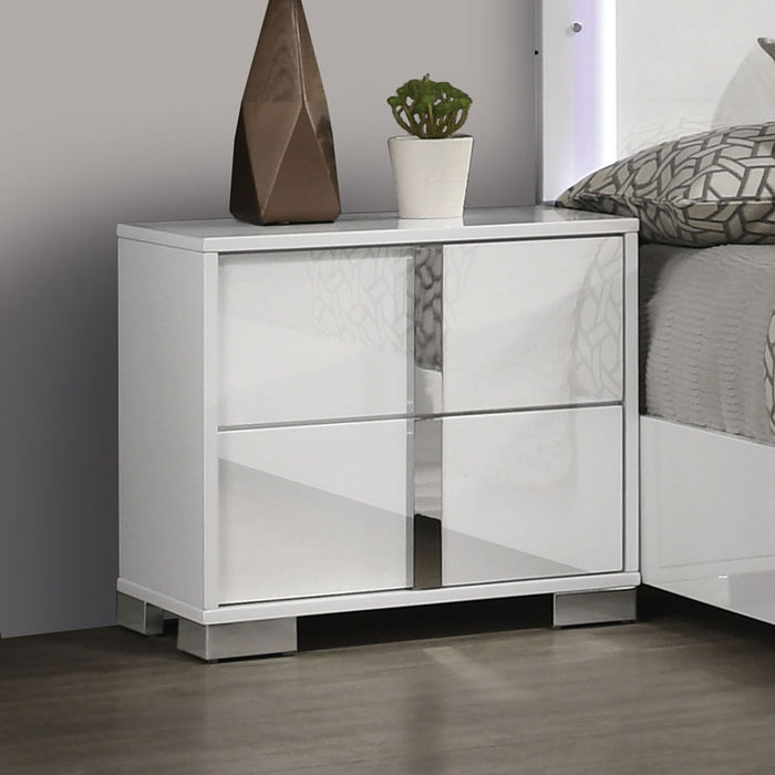 Nightstand With Vertical Handles