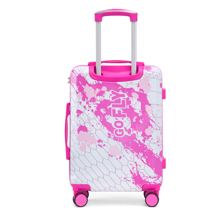 Luggage With Combination Lock, Lightweight Carry-On Suitcase