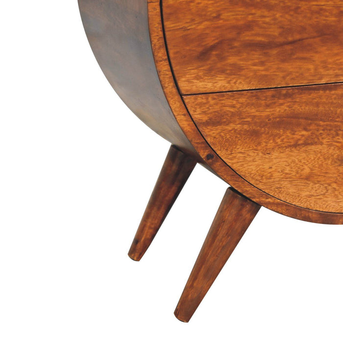 Agra - Bedside Table - Chestnut