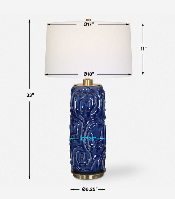 Zade - Table Lamp - Blue