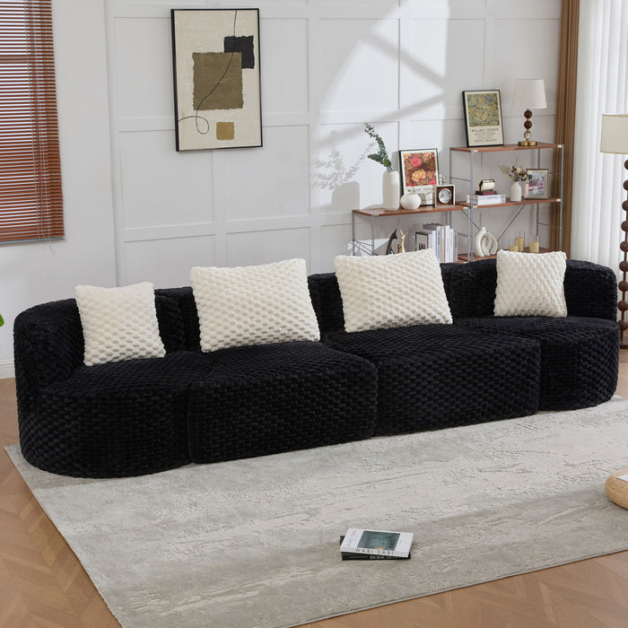 Modular Sectional Sofa With Free Combination Design