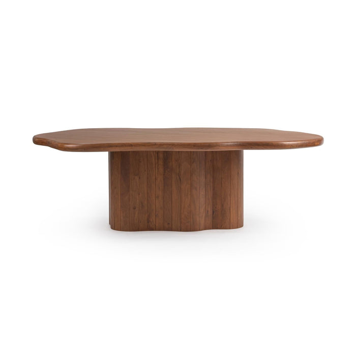 Alvaro - 94" Freeform Dining Table - Chestnut