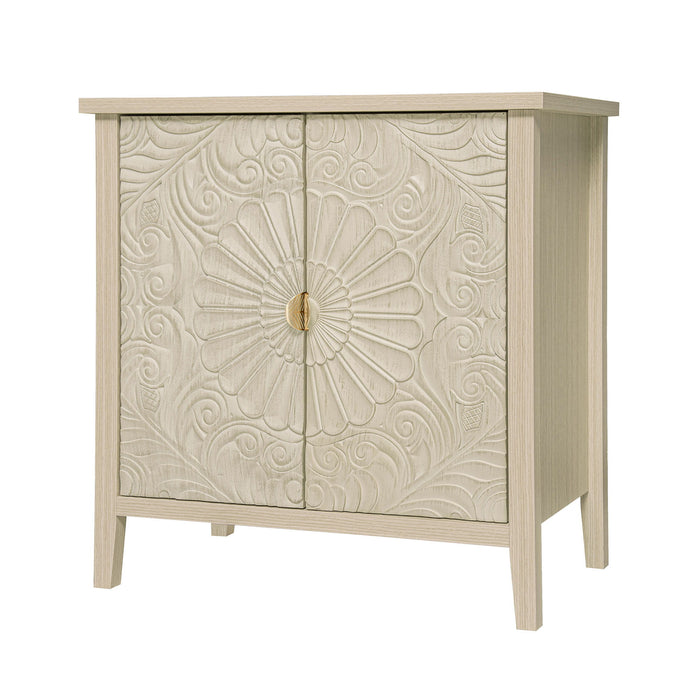 2 Door Cabinet, American Furniture, Suitable For Bedroom, Living Room, Study - Natural