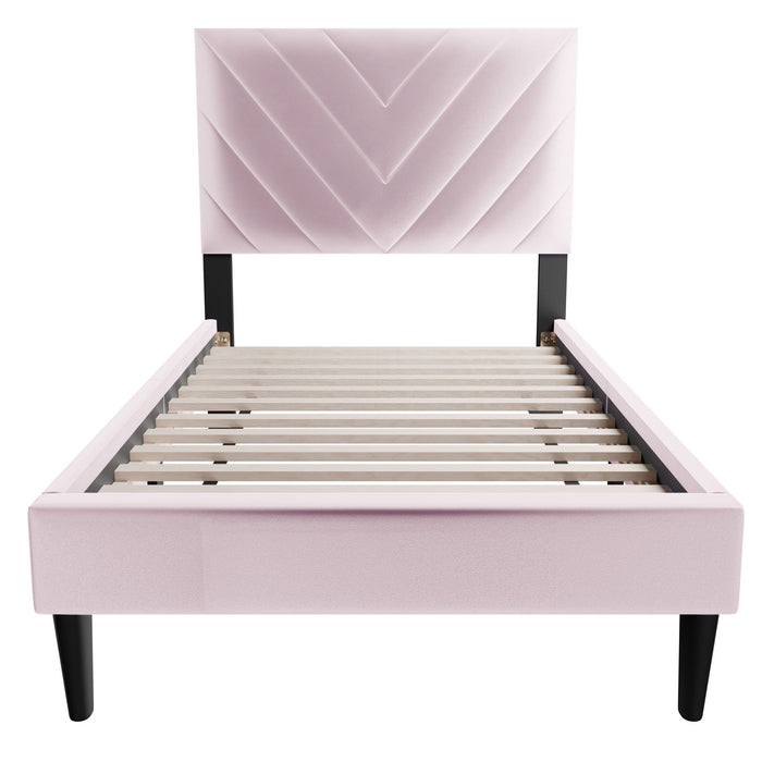Bed Set With Adjustable Headboard