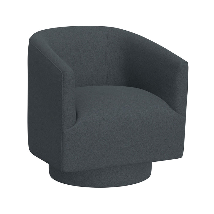 Brylee - Swivel Accent Chair - Midnight Blue