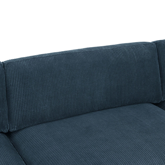 Modern Modular Sectional With Adjustable Back Support