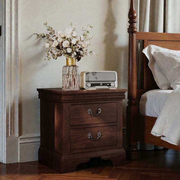 Nightstand With 2 Drawers