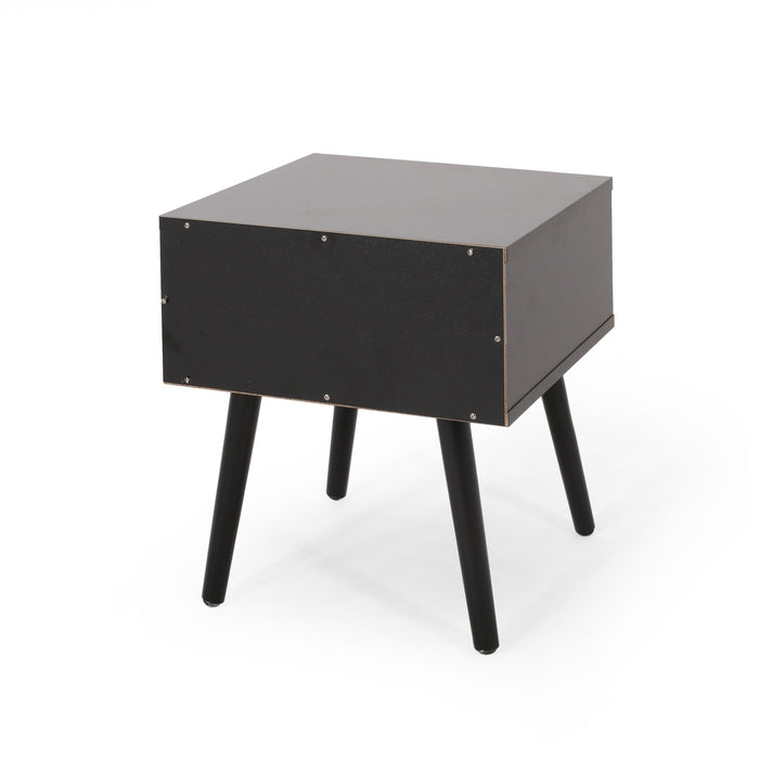 2 Toned Particle Board End Table
