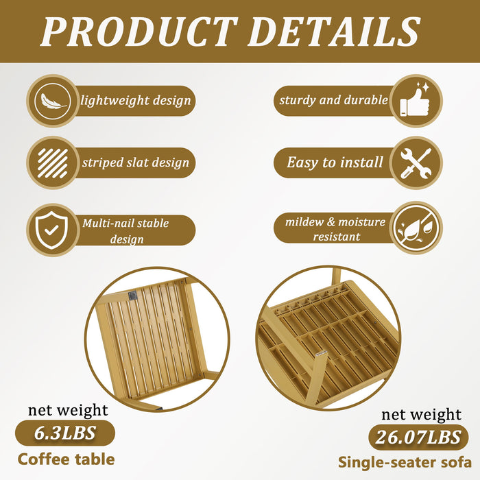 Furniture Set, Waterproof And Durable