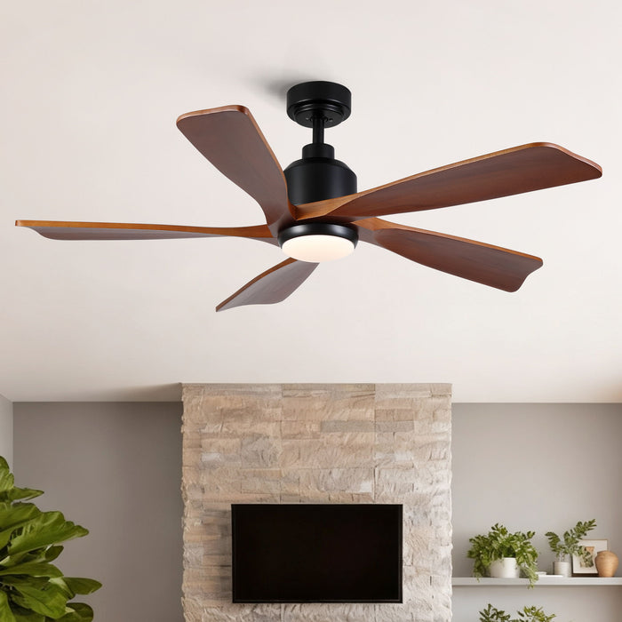 American Farmhouse Ceiling Fan With Light Quiet DC Motor