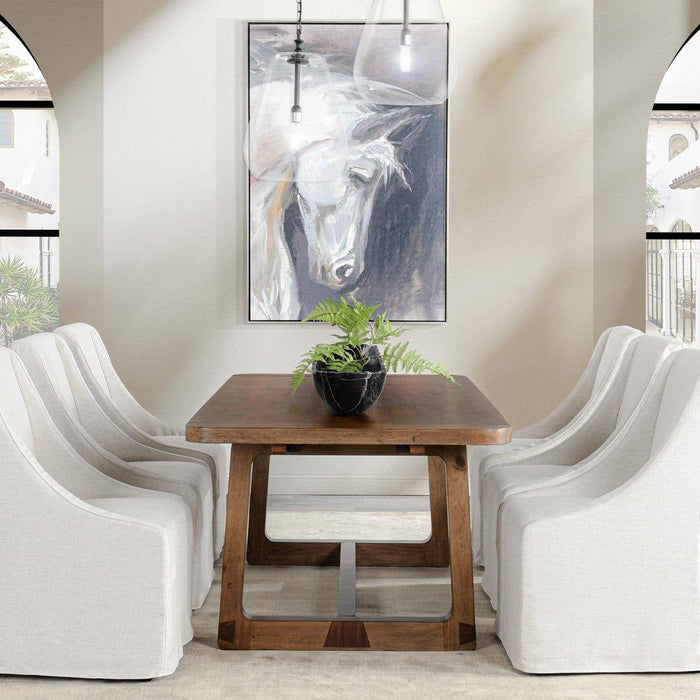 Lyra - Extendable Dining Table - Smoke Brown