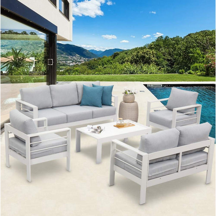 Outdoor Patio Set With All-Weather Thick Cushions