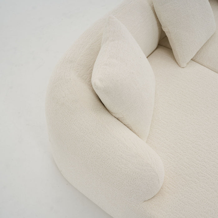 Combined Sofa With 4 Pillows