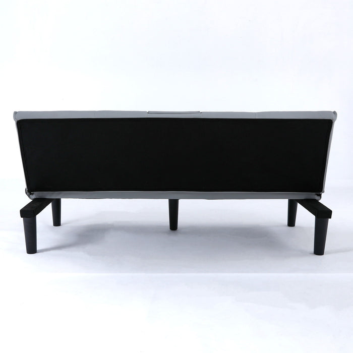 Sofa Bed With Foldable Design And Cup Holder