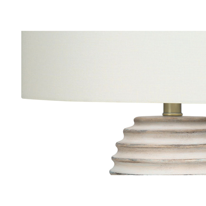 Lighting, Table Lamp, Resin, Transitional - Cream