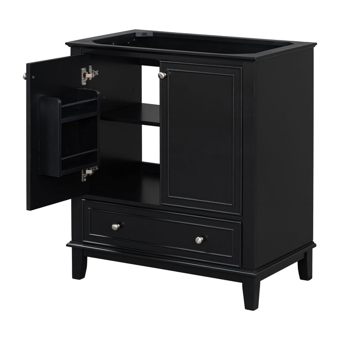 Modern Bathroom Vanity Base Only With Doors And Drawer