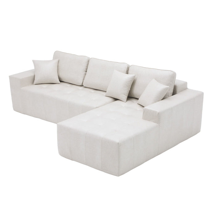 L - Shaped Corner Chaise Sofa Bed