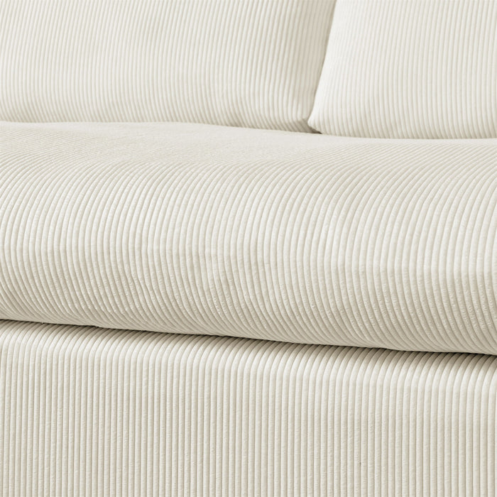 Convertible L Shaped Sleeper Sofa Bed With Reversible Chaise And Storage