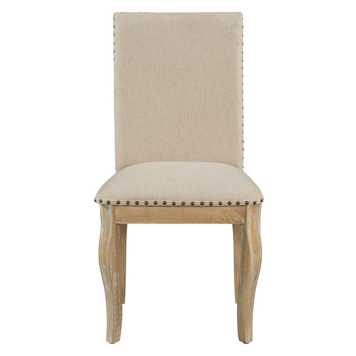 Upholstered Dining Chairs With Nailhead (Set of 2)
