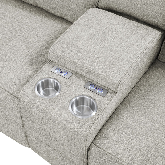 Medford - Fabric Sectional - Driftwood Tan