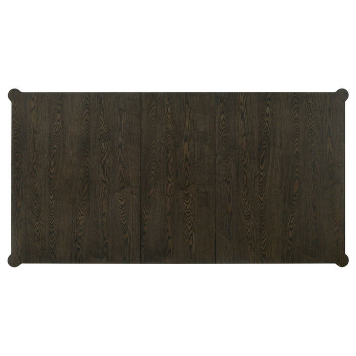 Blakely - 7 Piece Rectangular Dining Set With Extendable Table Upholstered Chairs - Ash Brown