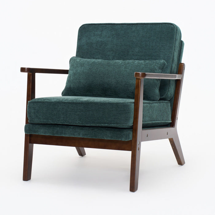 Living Room Chair With Lumbar Pillow