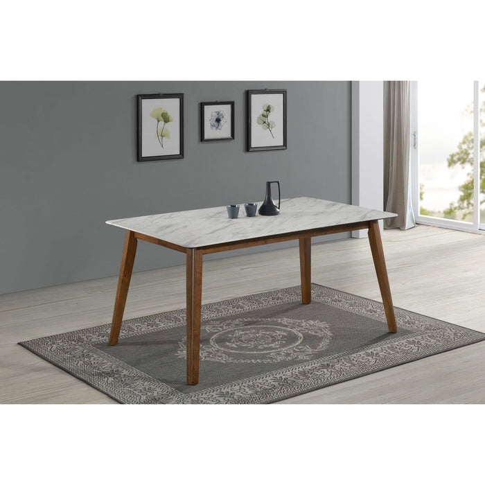 Tiburon - Dining Table - White Marble