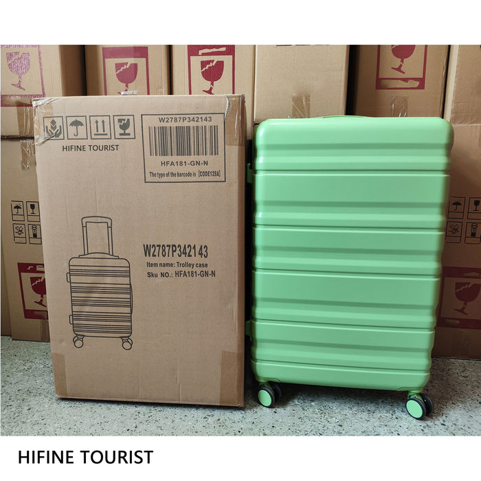 Tourist 3 Piece Luggage Set, Combination Lock, Durable Hard Shell With 360° Silent Wheels