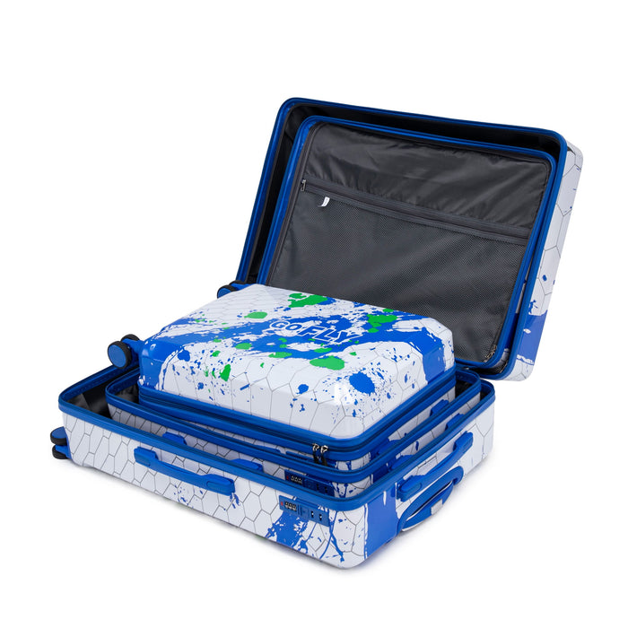 3 Piece With Combination Lock And Silent Wheels