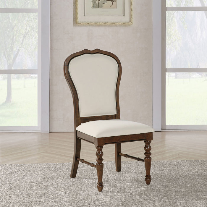 Claire - Upholstered Dining Side Chair (Set of 2) - Ivory