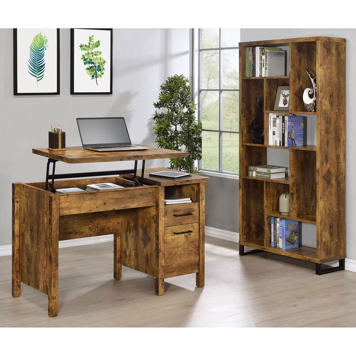 Chicolm - Lift Top Office Desk - Rustic