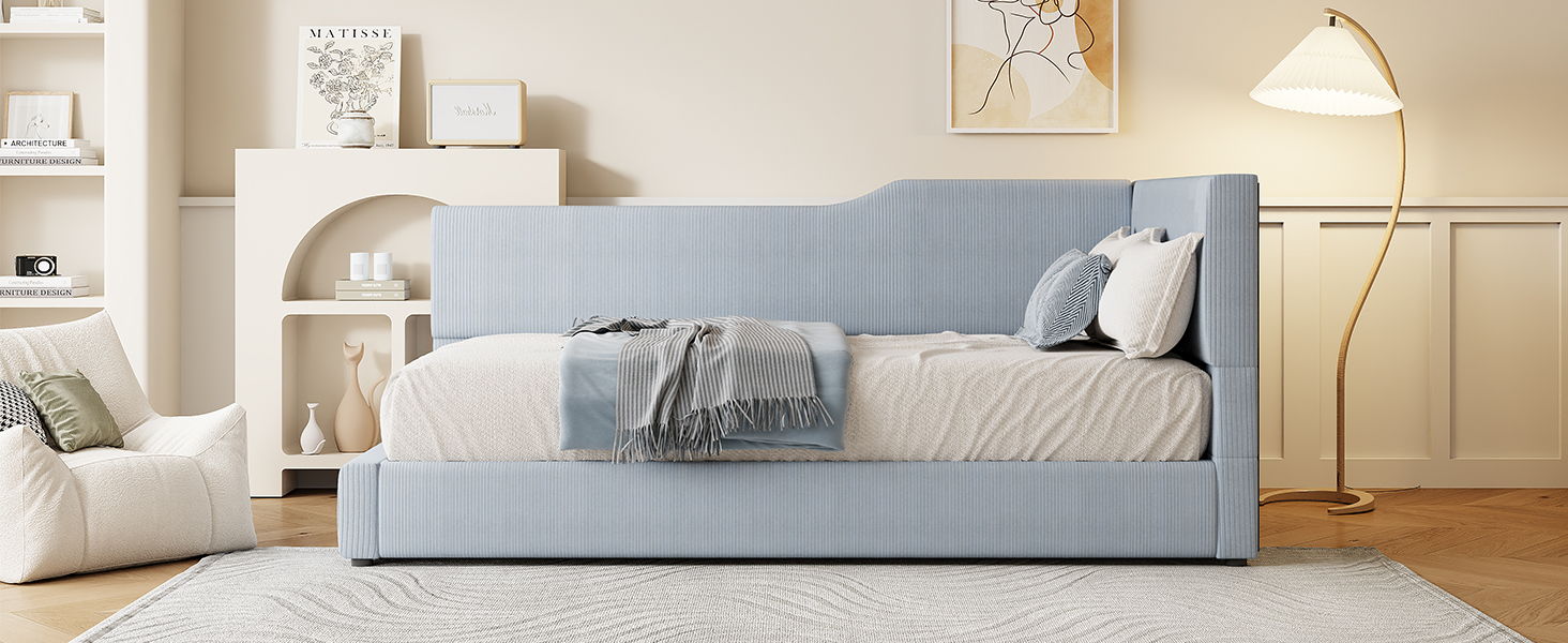 L Shaped Upholstered Daybed