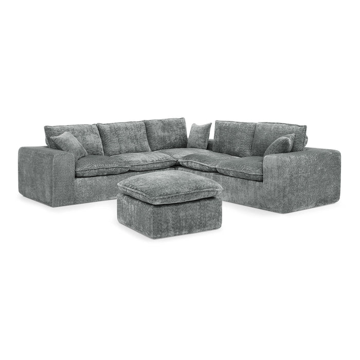 Sectional Sofa With Moveable Ottoman