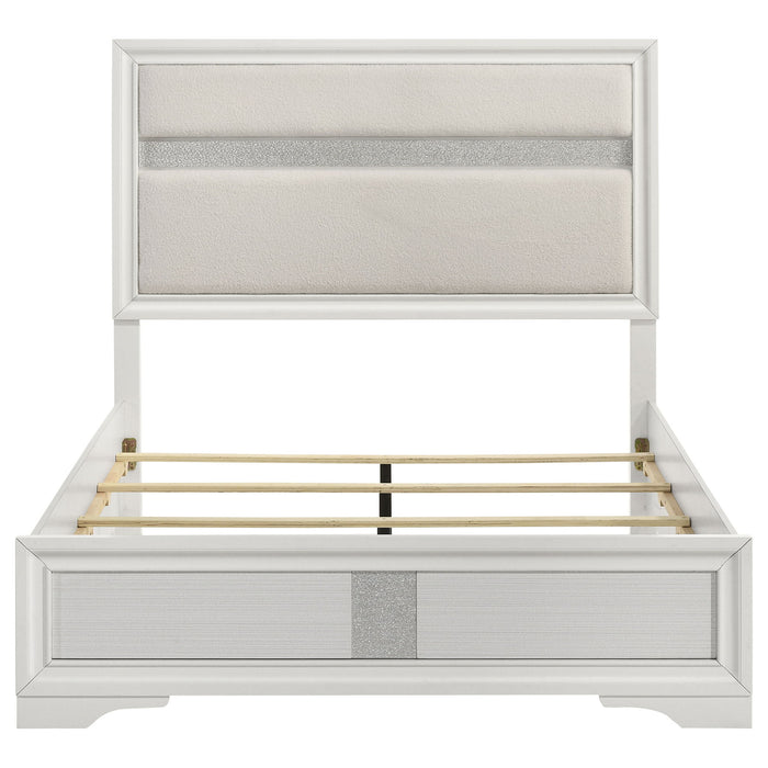 Annie - Full Panel Bed - White