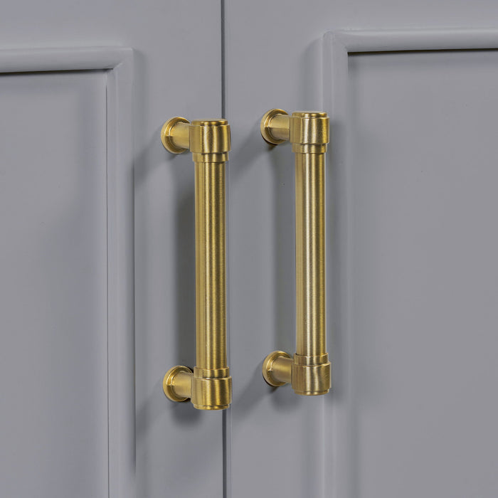 Bathroom Vanity With Sink, 1 Divided Drawer And 2 Soft Close Doors With Double Shelf