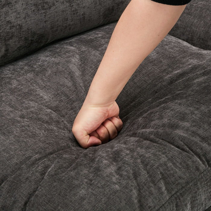 Cozy Upholstered Cushion Loveseat Sofa For Living Room