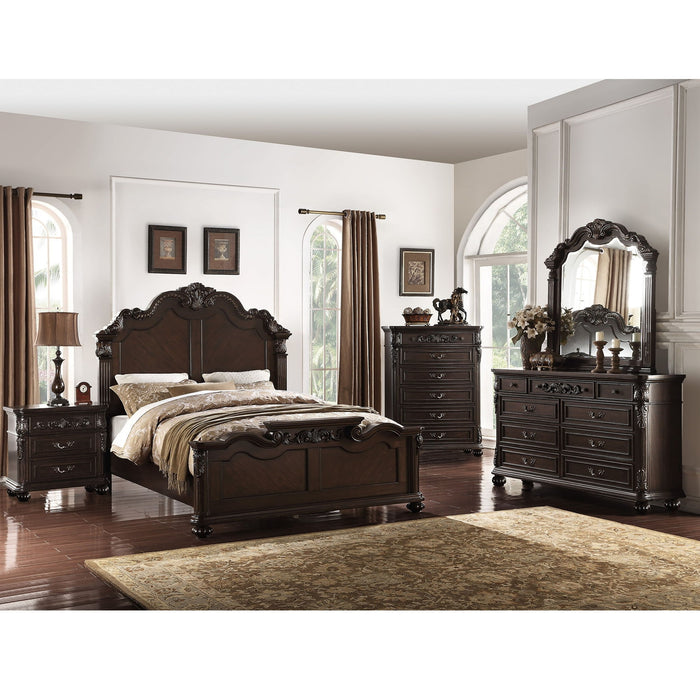 Bed With Carved Details