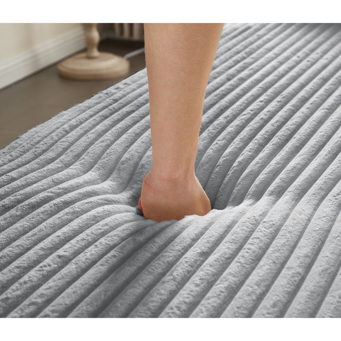 Floor Convertible Sleeper Sofa Bed With 2 Pillows