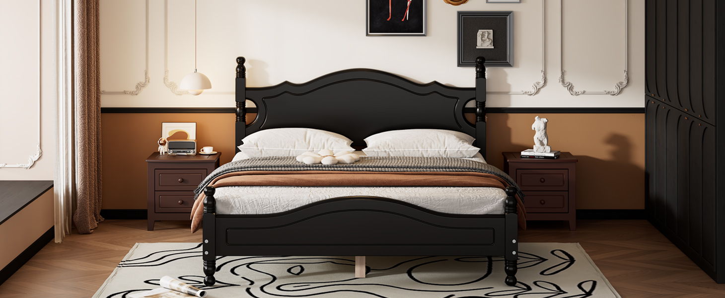 Platform Bed Frame With Slat Support
