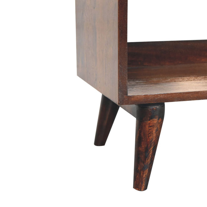 Solid Wood Bench With Upholstered Sea