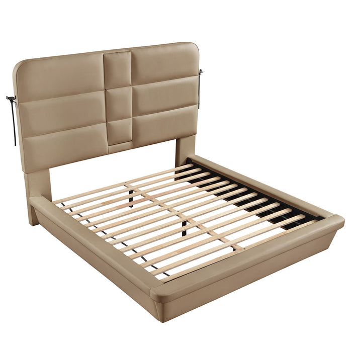 Futura - Upholstered Bed With Tall Headboard