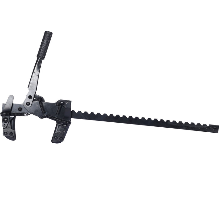 Fence Stretcher All Purpose Splicer Steel Tool For High Tensile, Barbed, And Smooth Wire Fences - Black