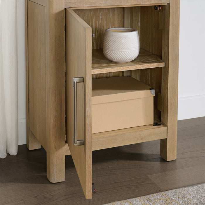 Pacific Grove - Pier Cabinet With Reversible Door - Sand Dune