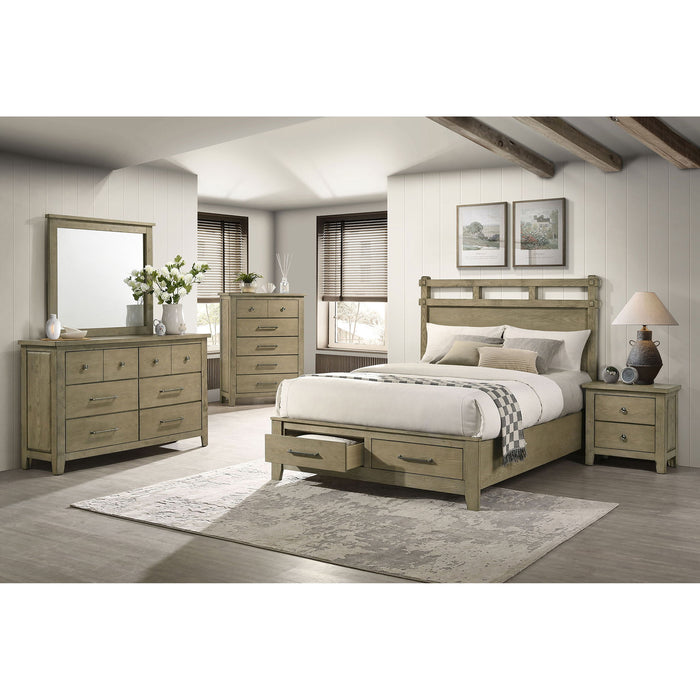 Pelton - 2 Drawer Nightstand - Oak