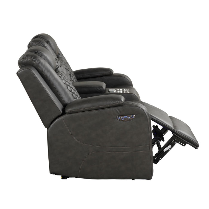 Benz - LED & Power Recliner With Adjustable Headrests And Ambient LED Lighting