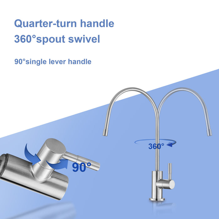 Design Lead Free Drinking Water Faucet - Brushed Nickel