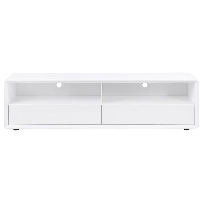 Cordova - 2 Drawer TV Stand - Gloss White